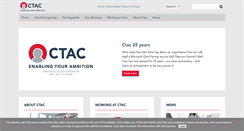 Desktop Screenshot of ctac.be