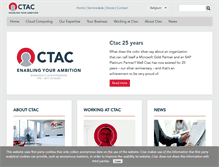 Tablet Screenshot of ctac.be